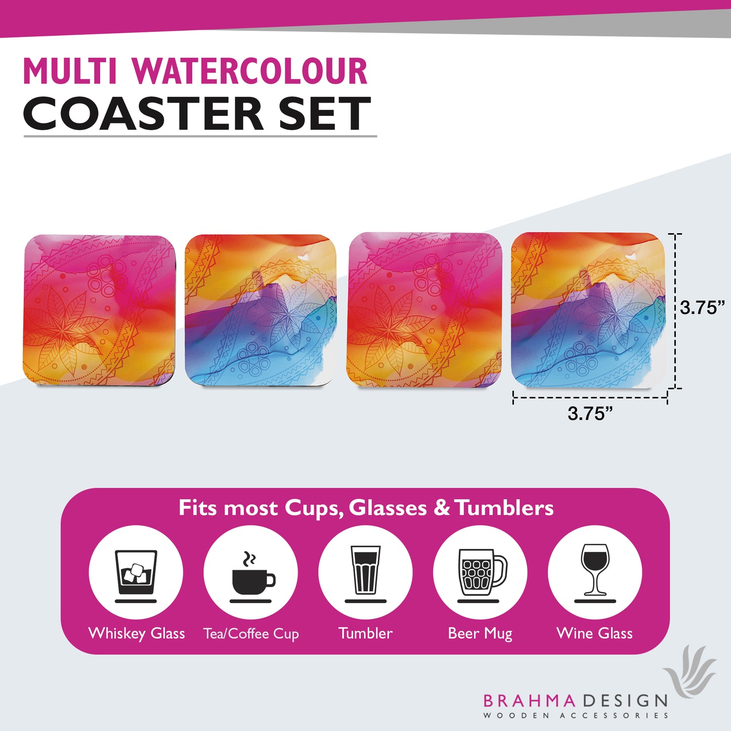 Watercolor Coaster