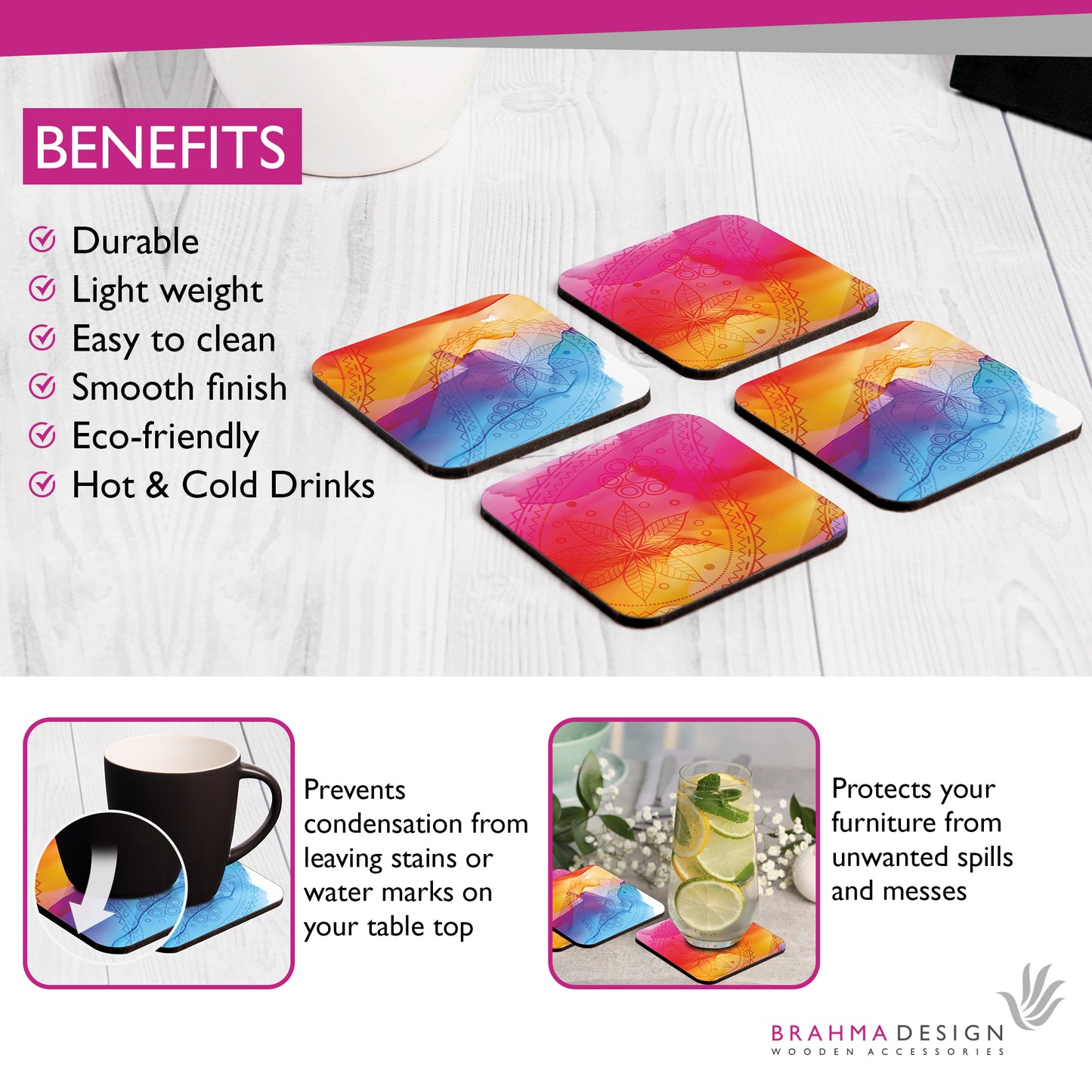 Watercolor Coaster