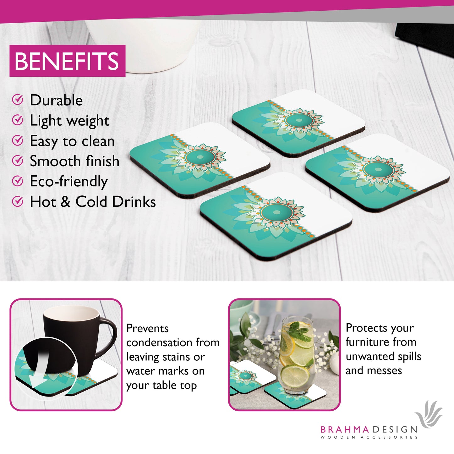 Rakhee Mint Coaster