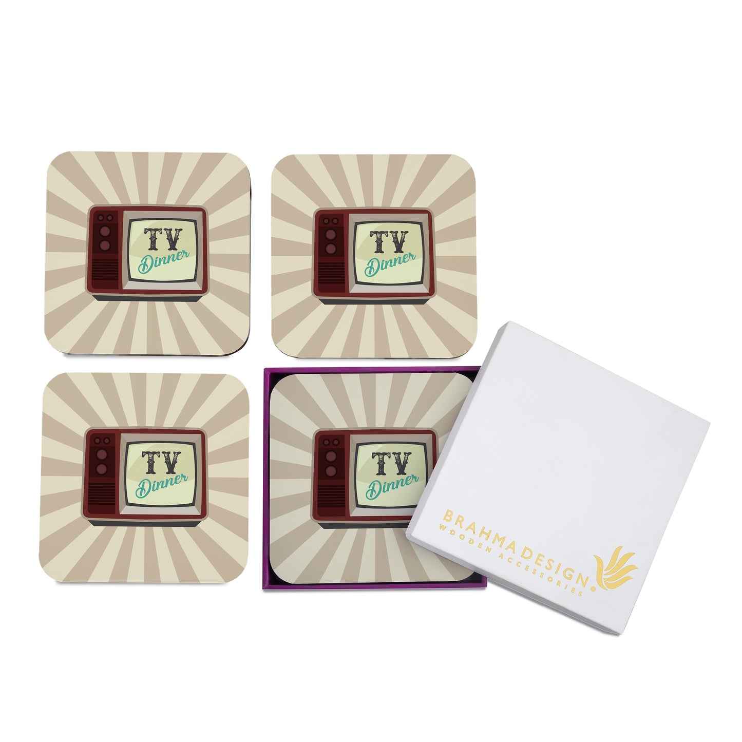TV Dinner Coaster