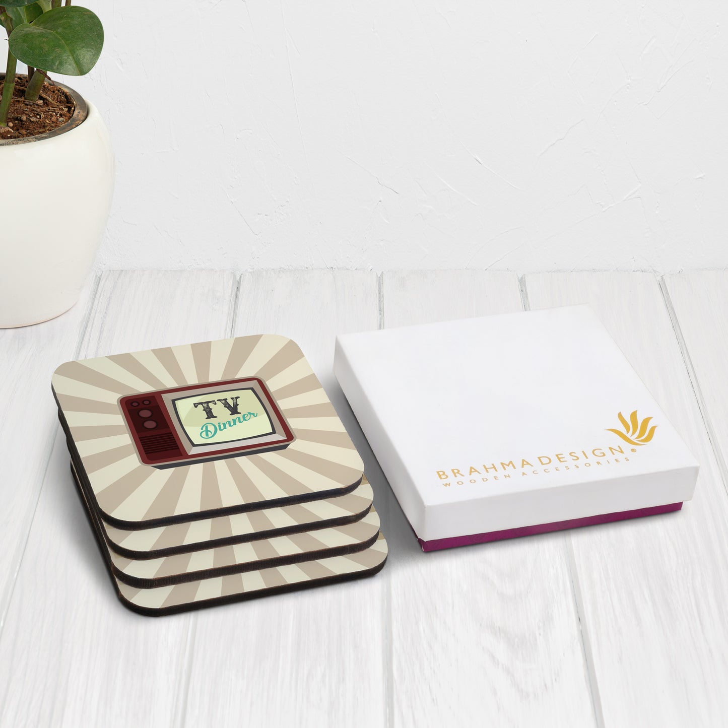TV Dinner Coaster