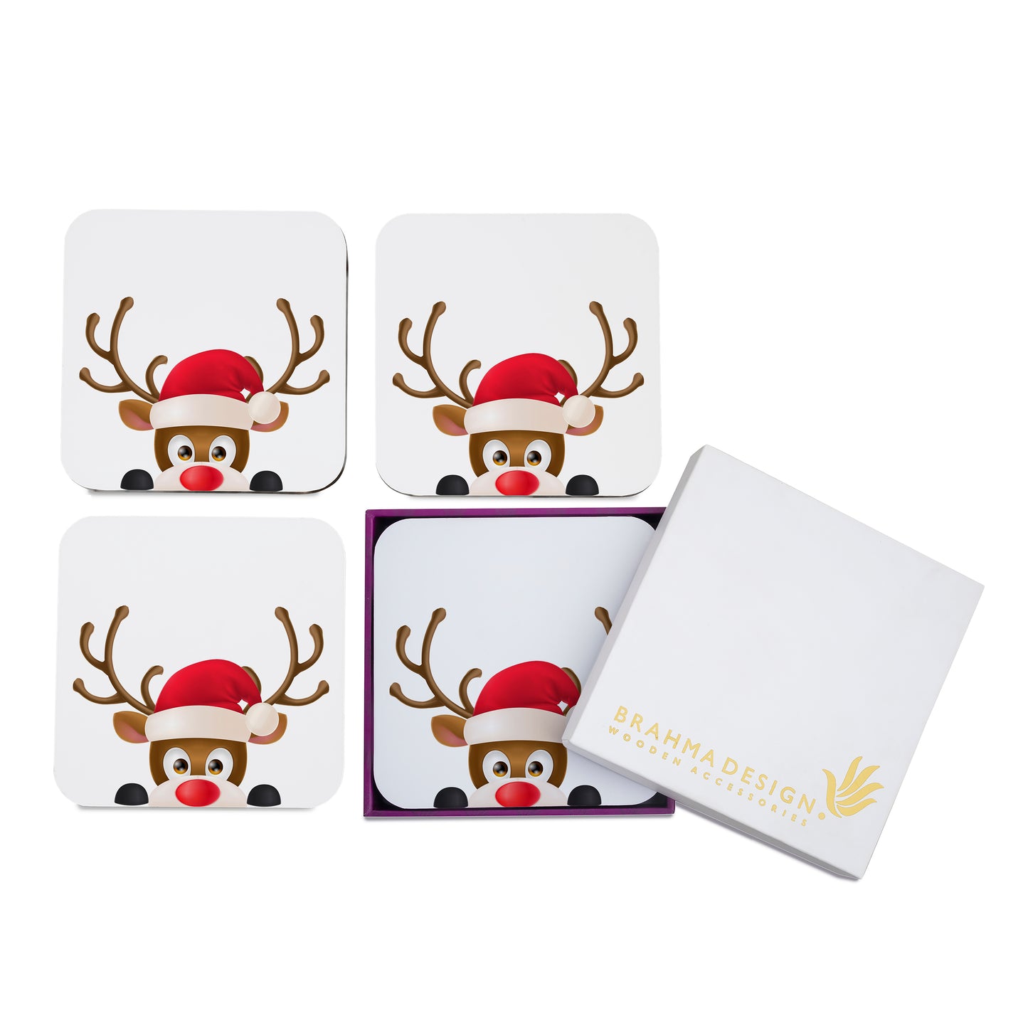 Xmas Reindeer Coaster