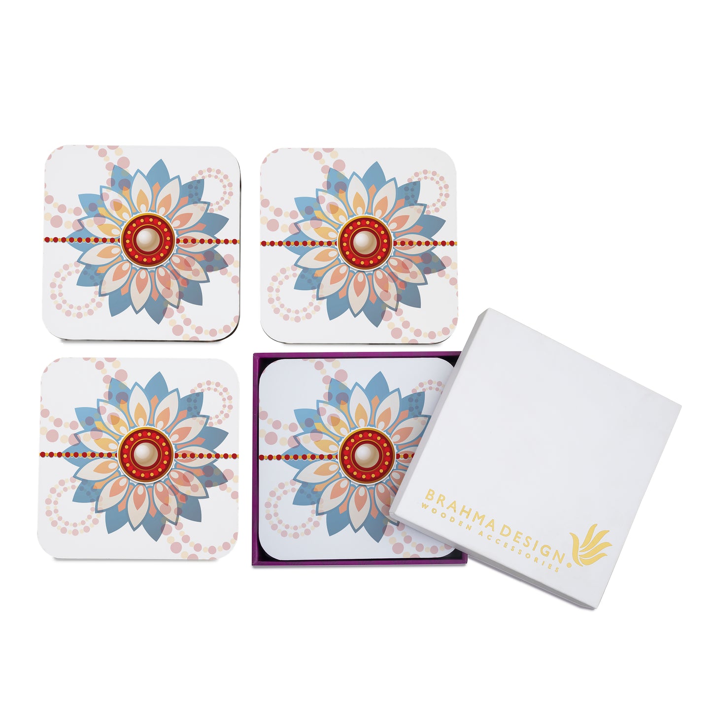 Rakhee Blue Coaster