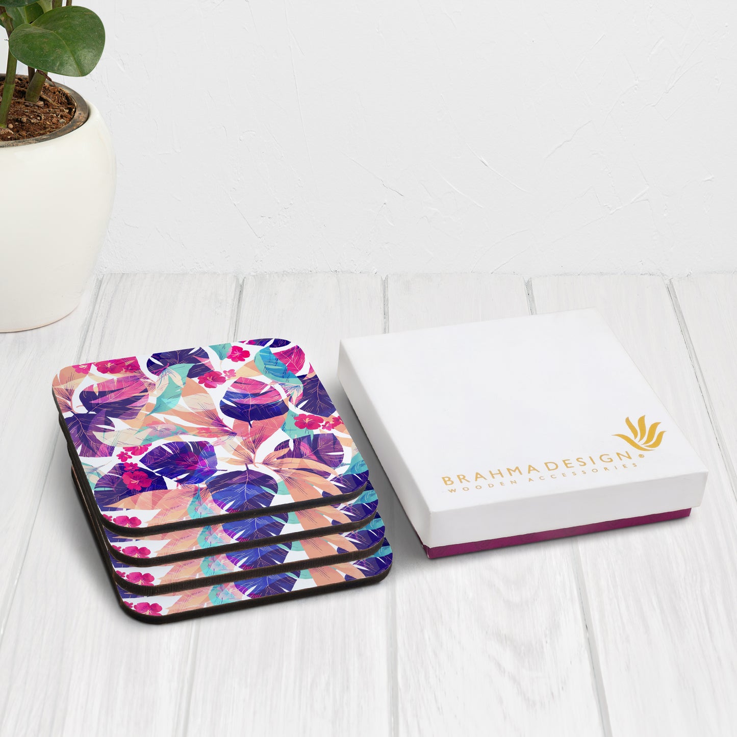 Flr Hibiscus Coaster