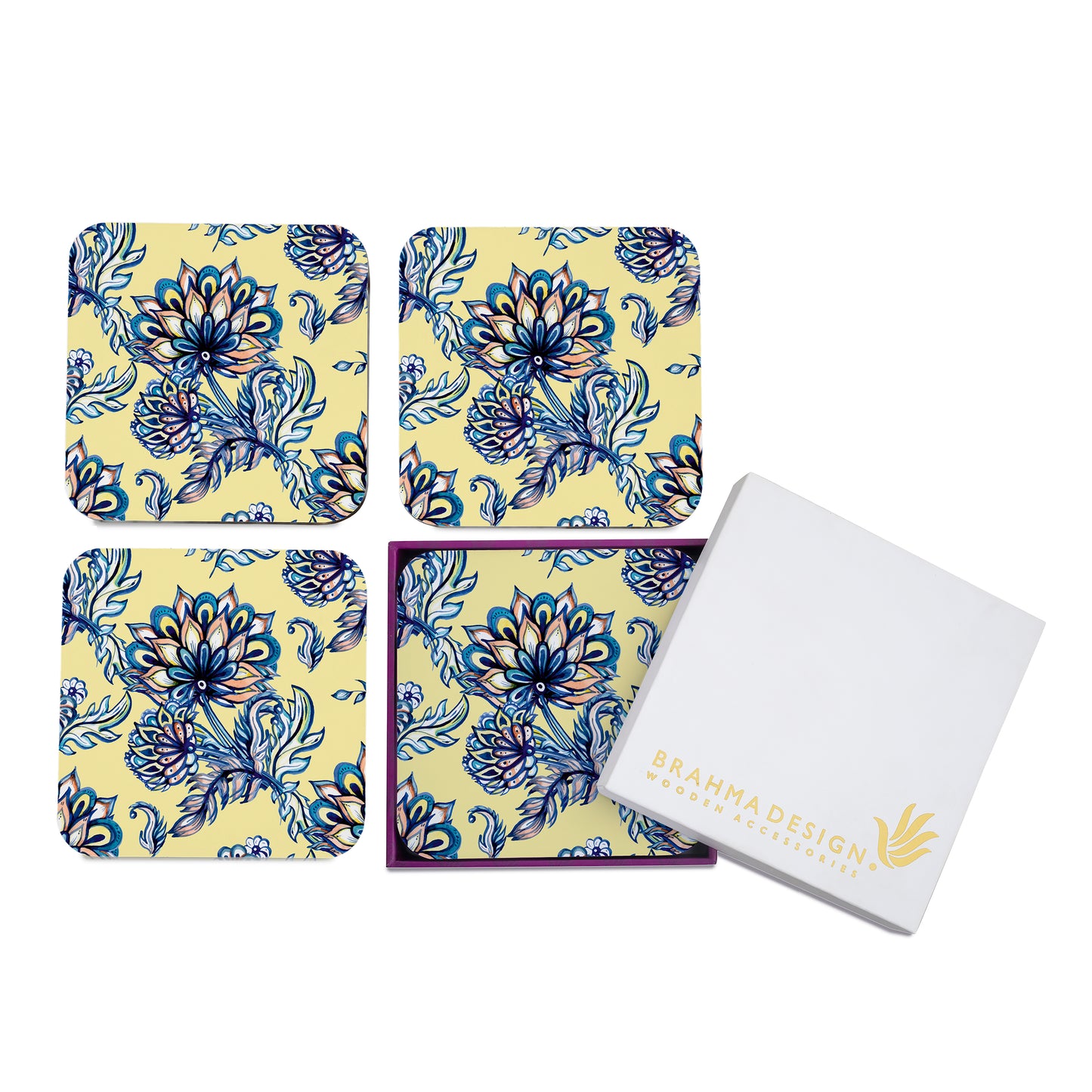 Batik Blue Coaster