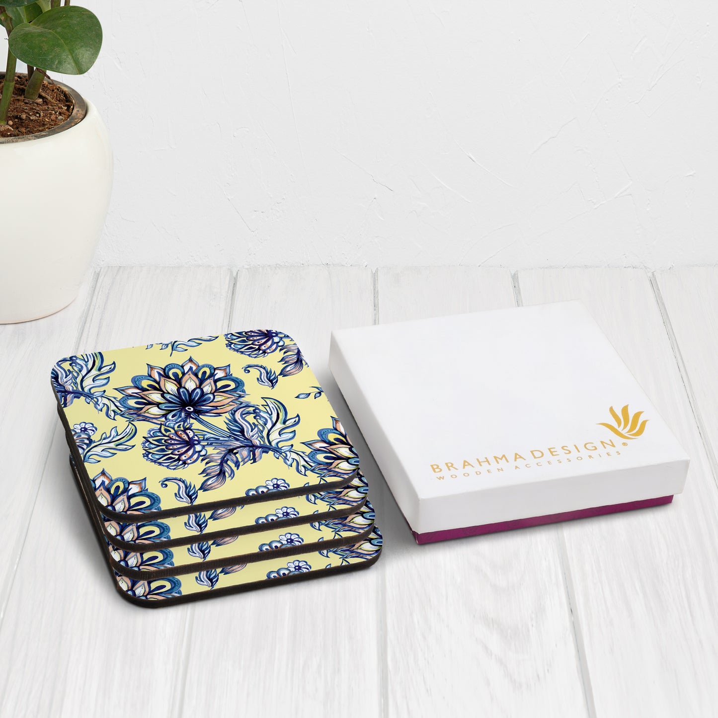 Batik Blue Coaster