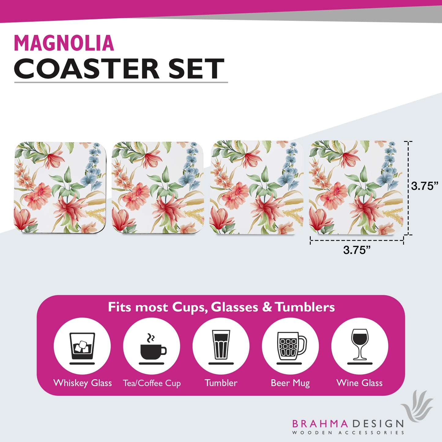 Magnolia Coaster