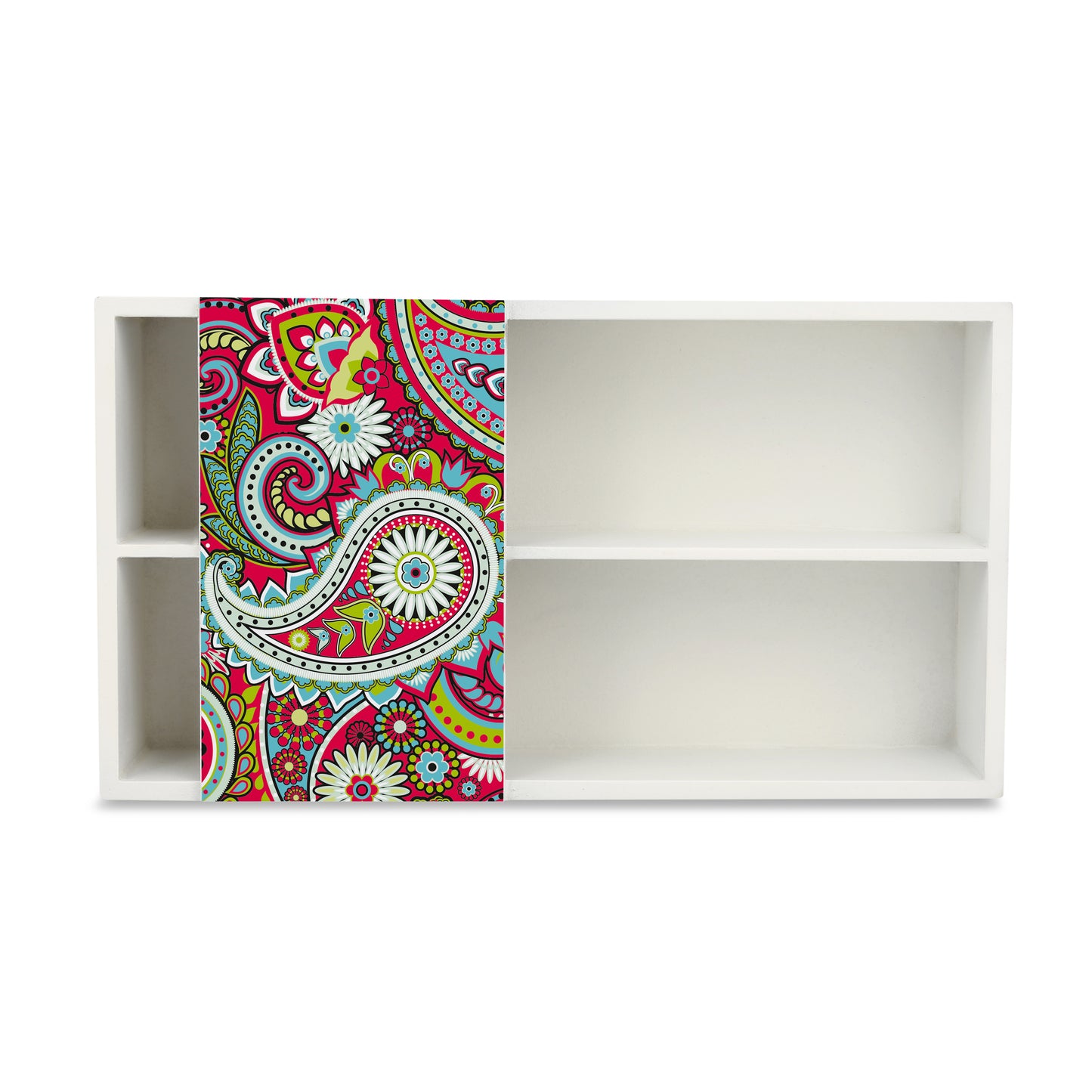 Pink Paisley Cutlery Tray