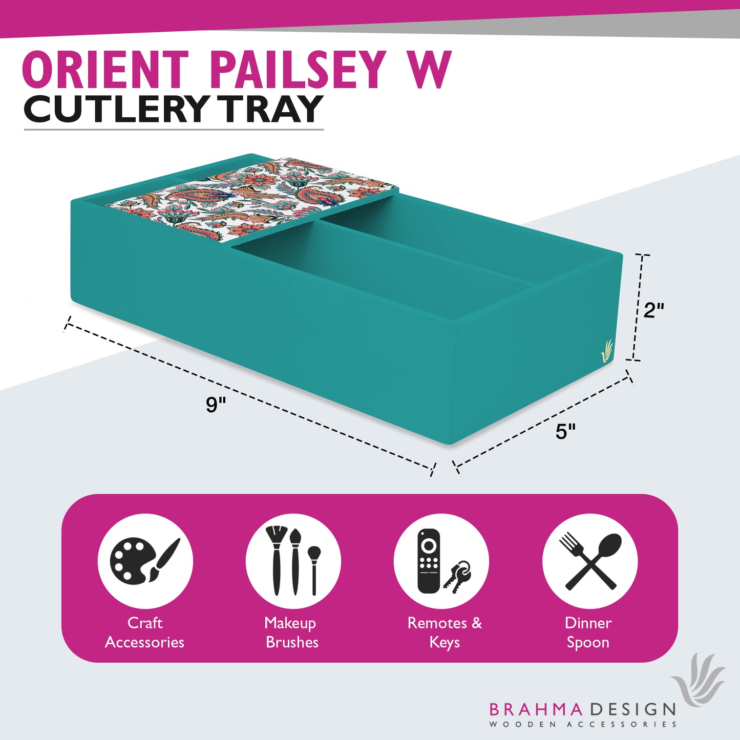 OrientPaisly Cutlery Tray