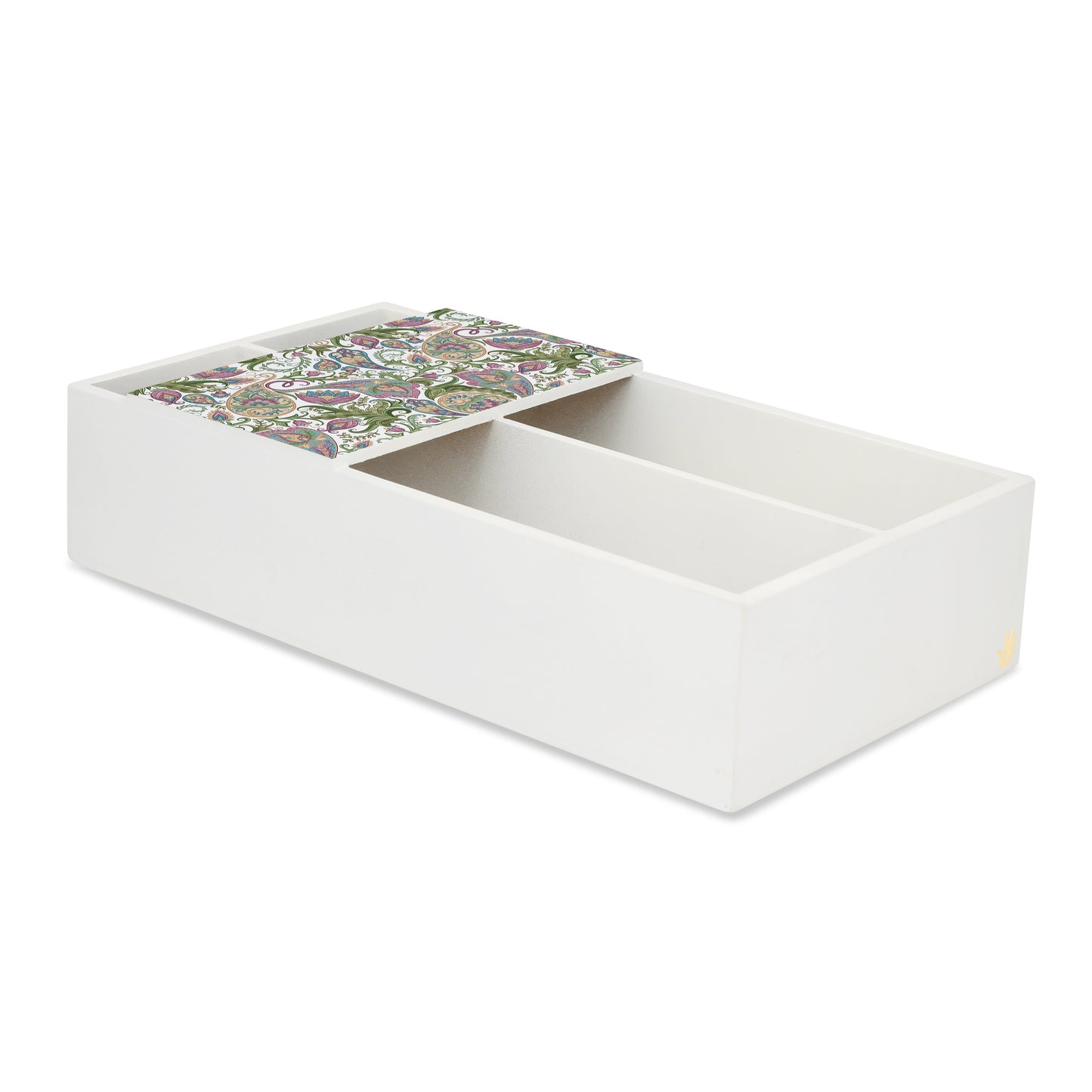Sameera White Cutlery Tray