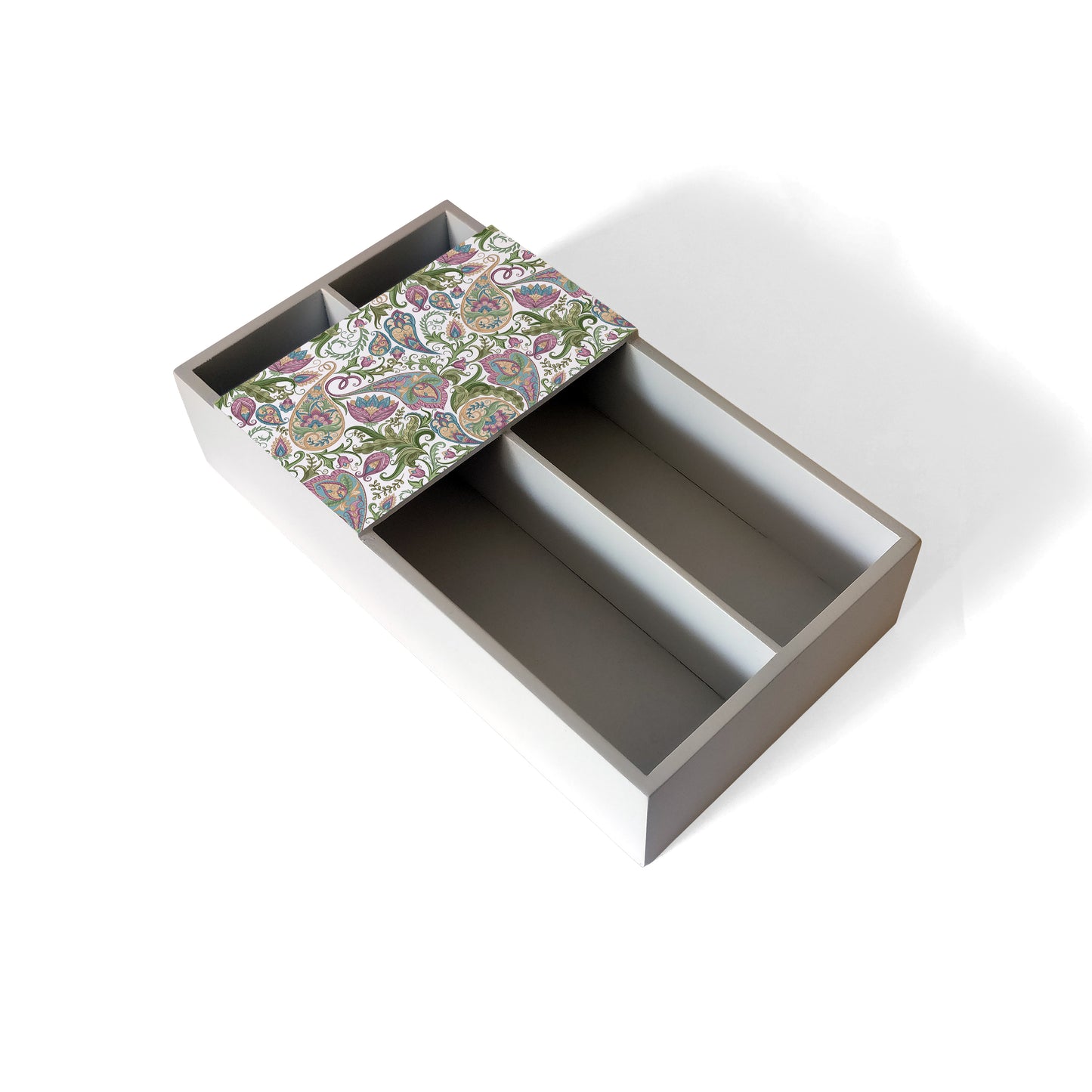 Sameera White Cutlery Tray