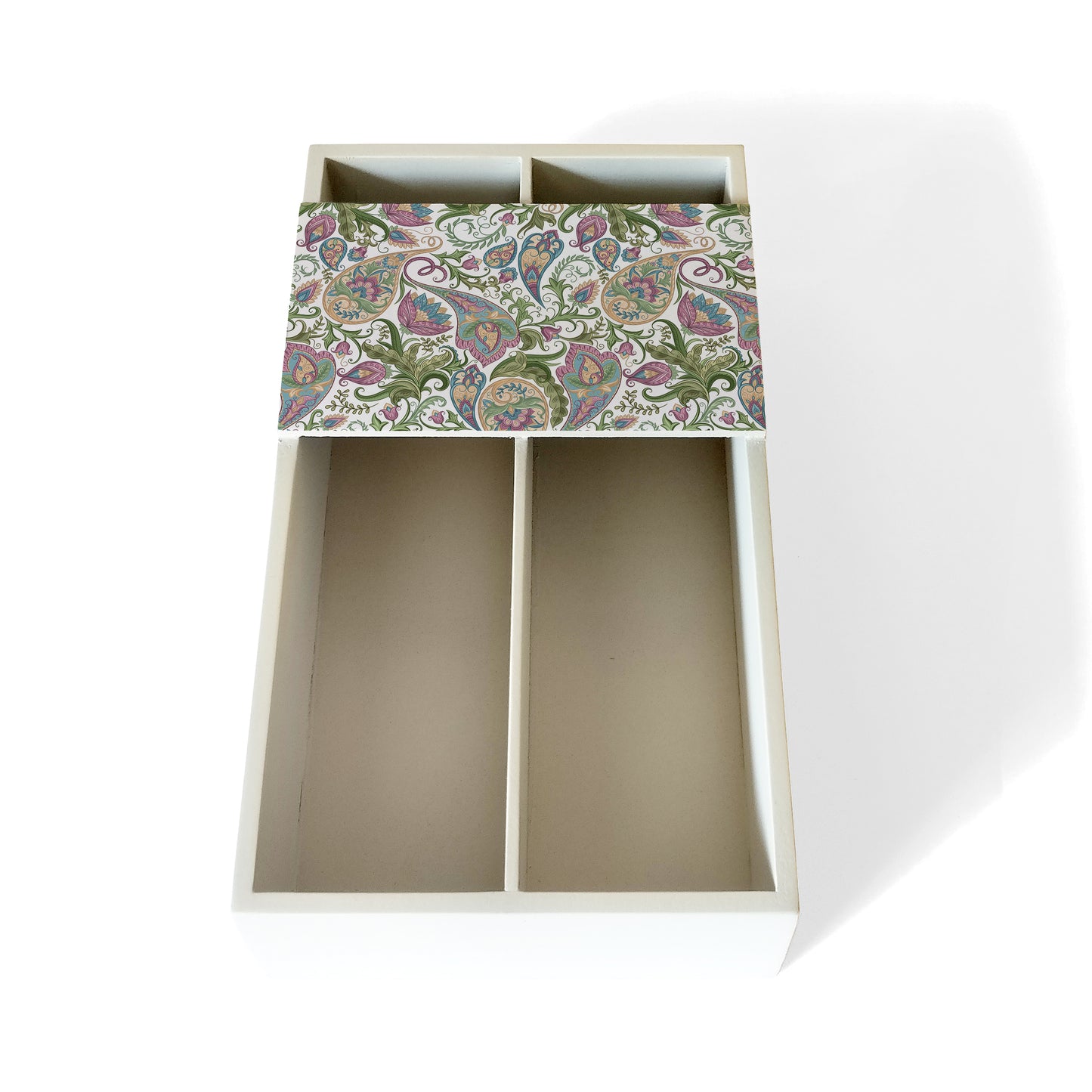 Sameera White Cutlery Tray