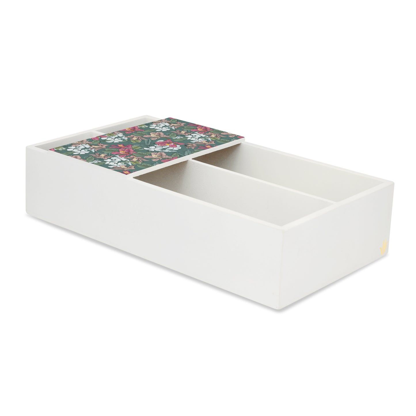 Vntg Jasmine Cutlery Tray