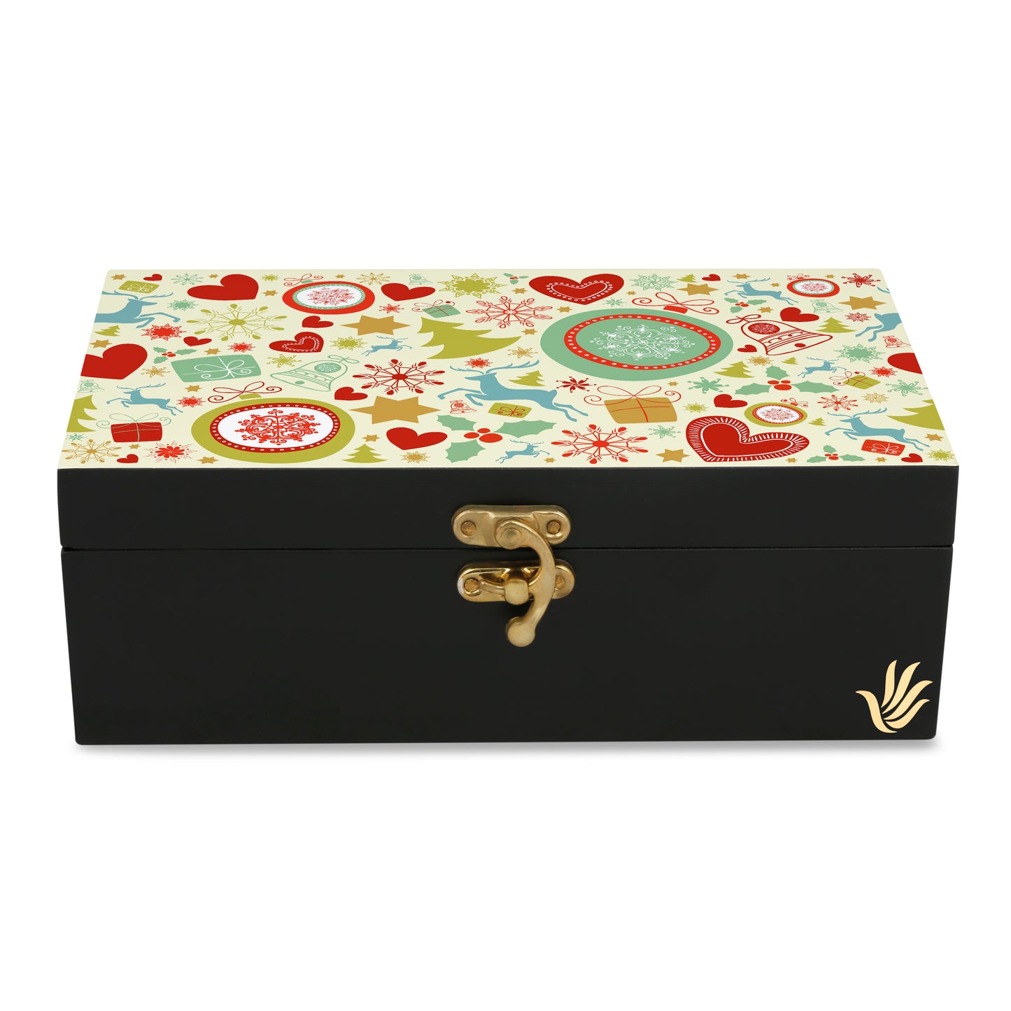 Xmas Allover3 Gift Box-M