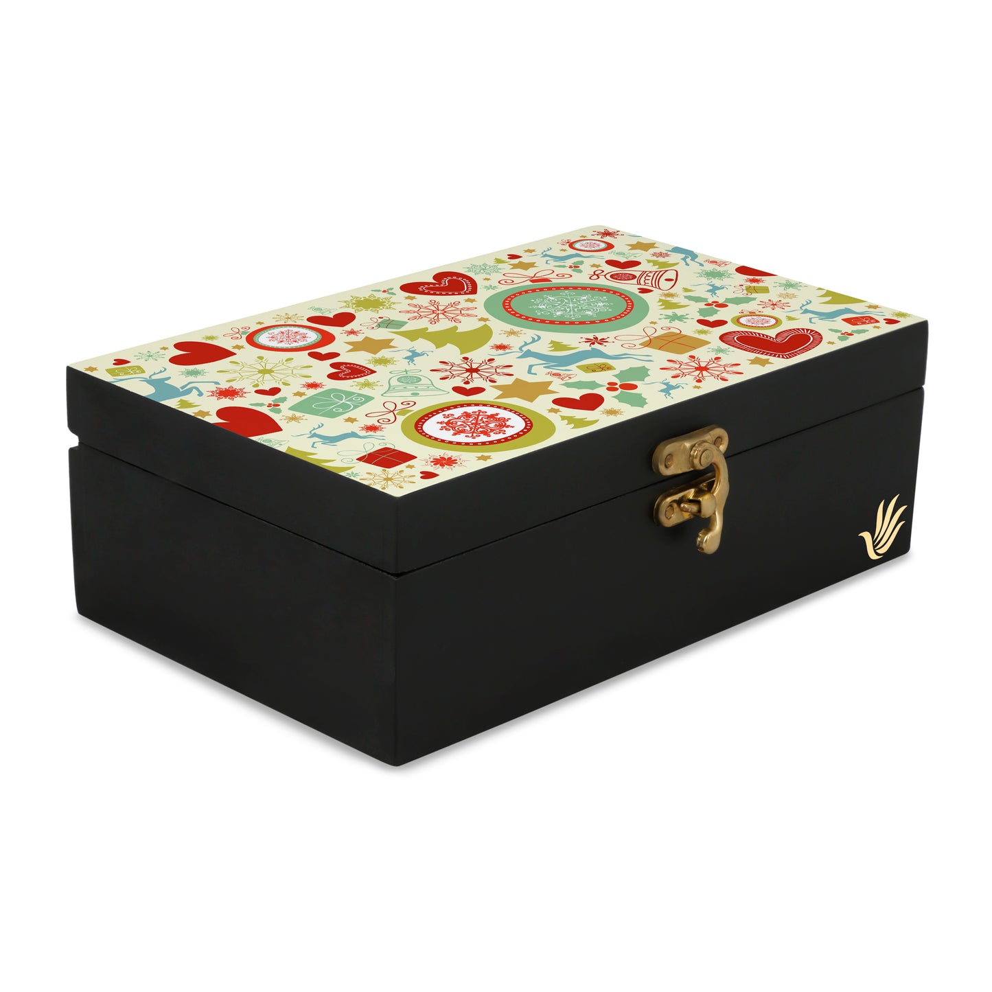Xmas Allover3 Gift Box-M