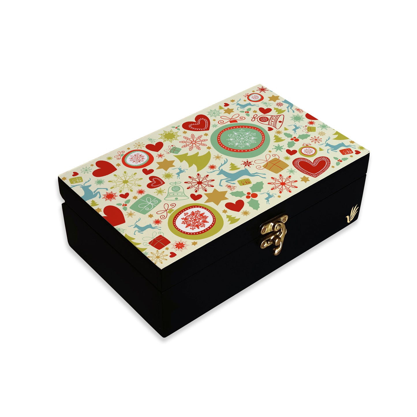 Xmas Allover3 Gift Box-M