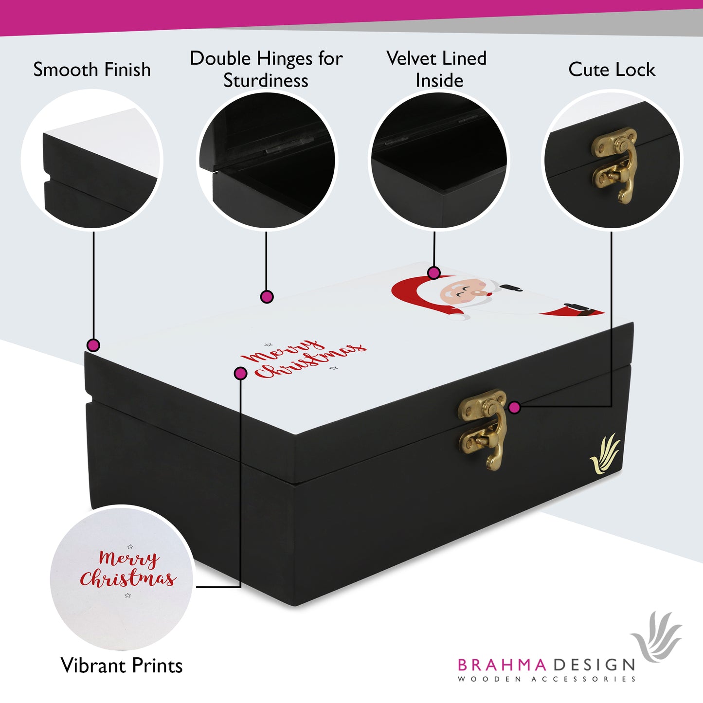 Xmas Santa Gift Box-M