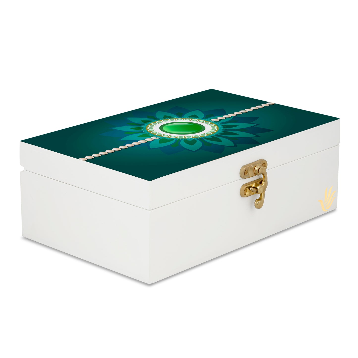 Rakhi Pearl Gift Box-M