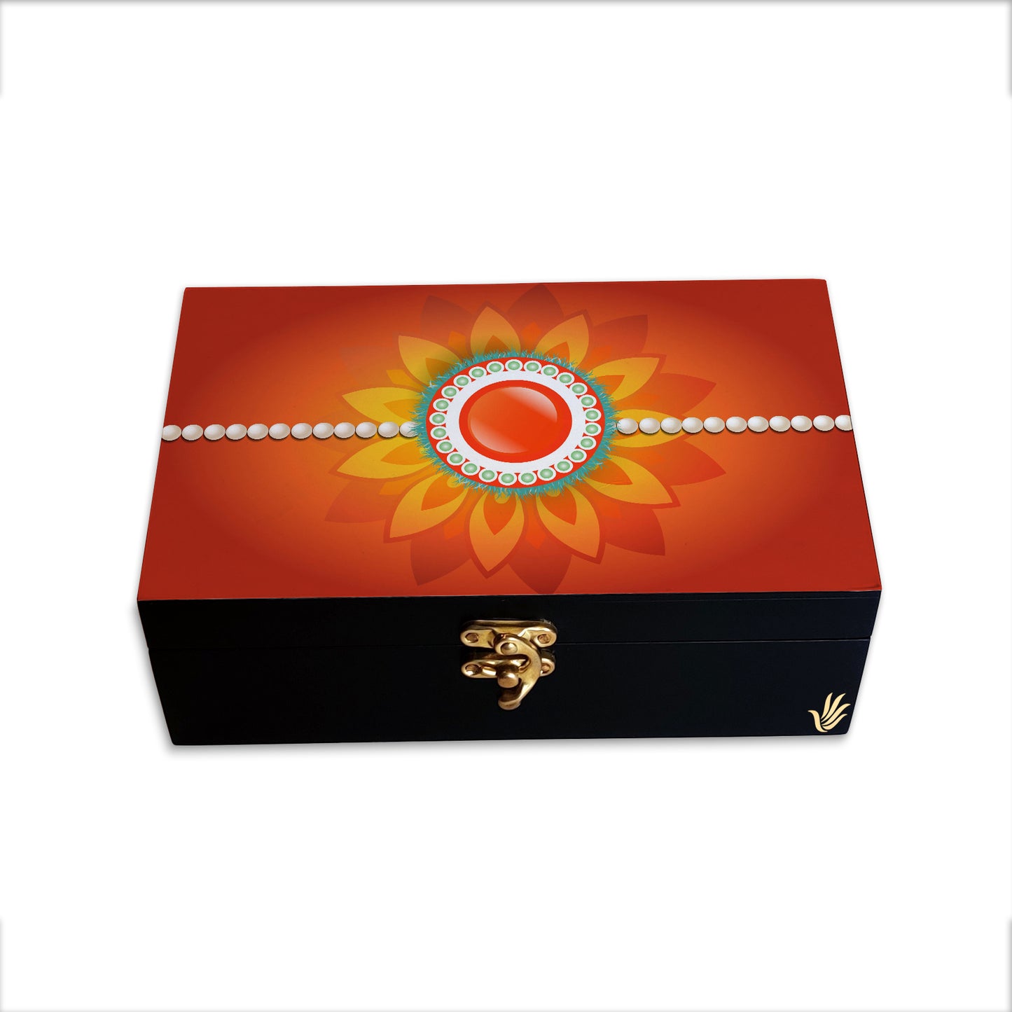 Rakhi Pearl Gift Box-M