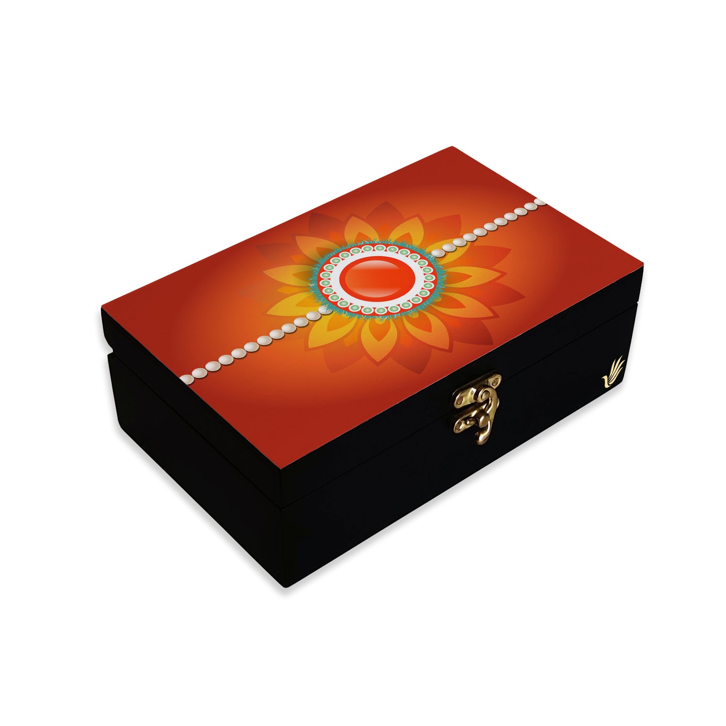 Rakhi Pearl Gift Box-M