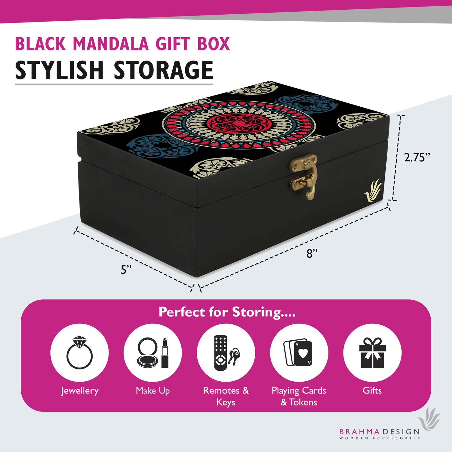 BlackMandala Gift Box-M
