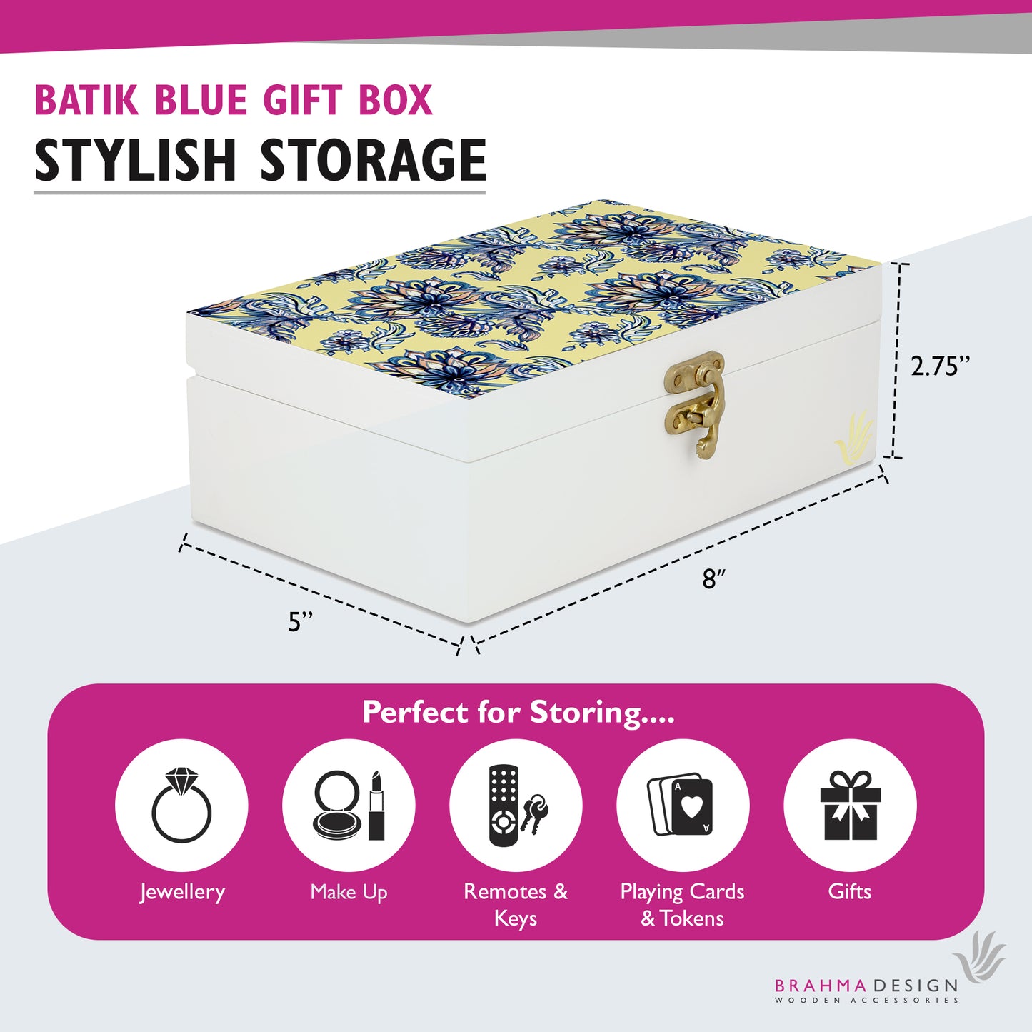 Batik Blue Gift Box-M