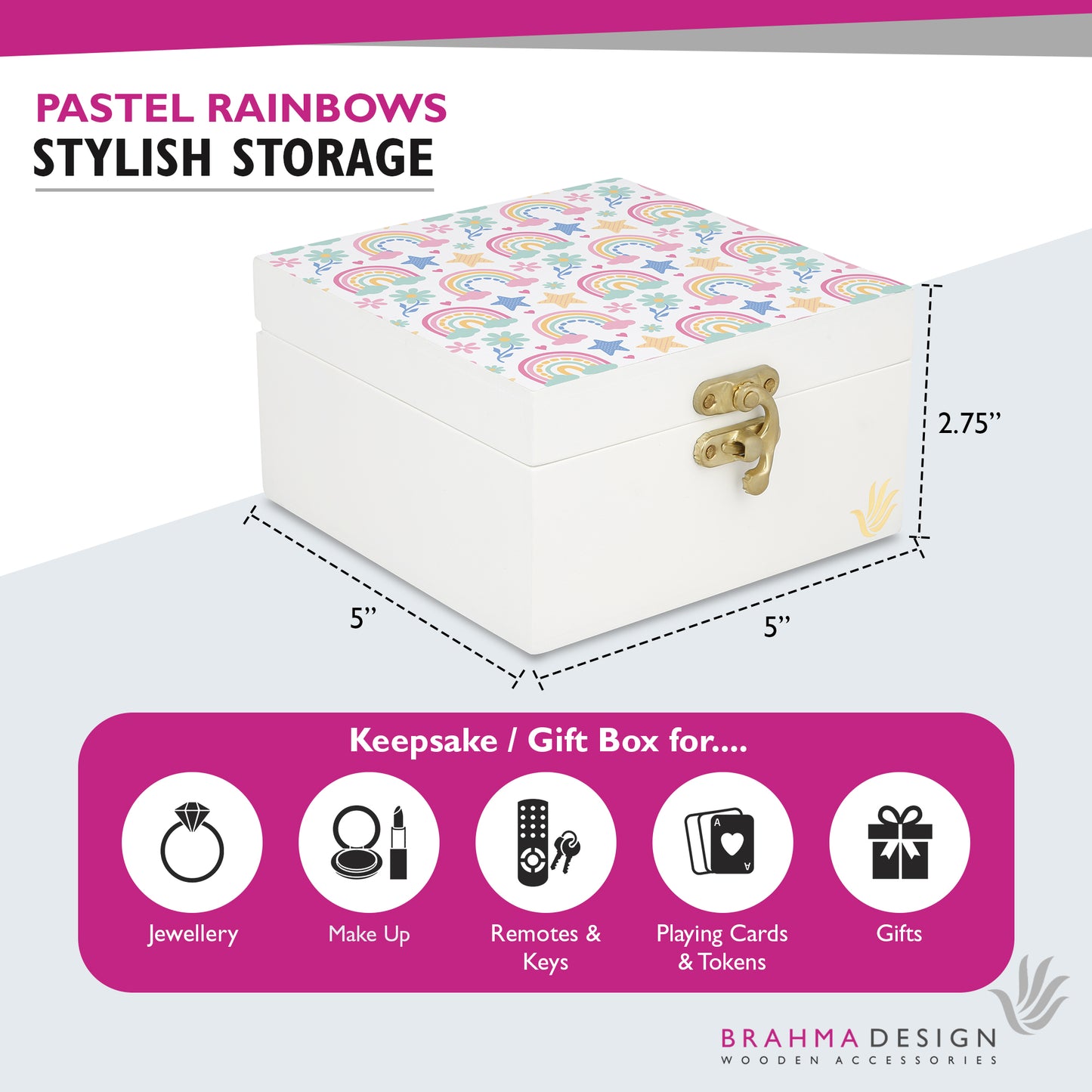 Pastel Rainbow Gift Box-S