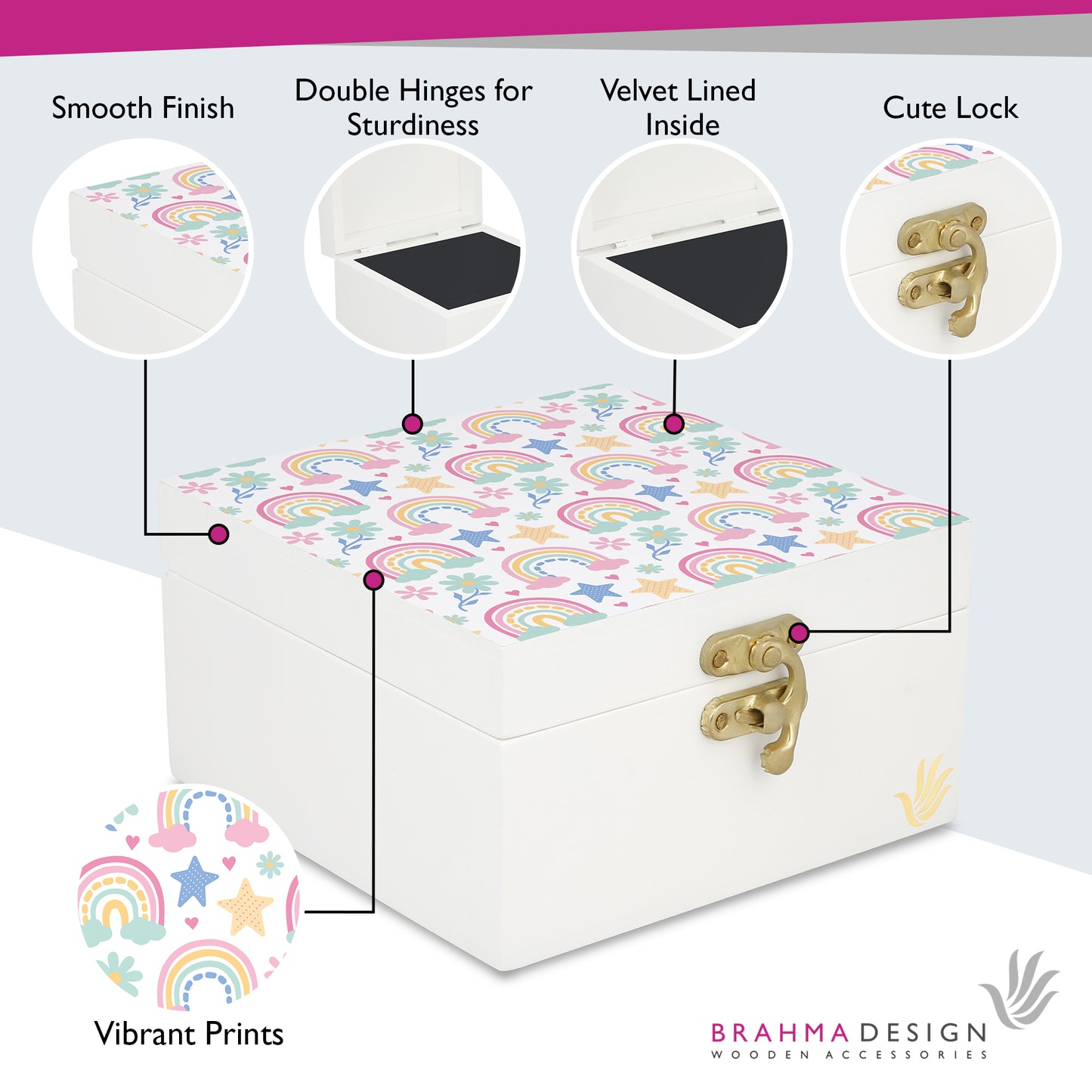 Pastel Rainbow Gift Box-S