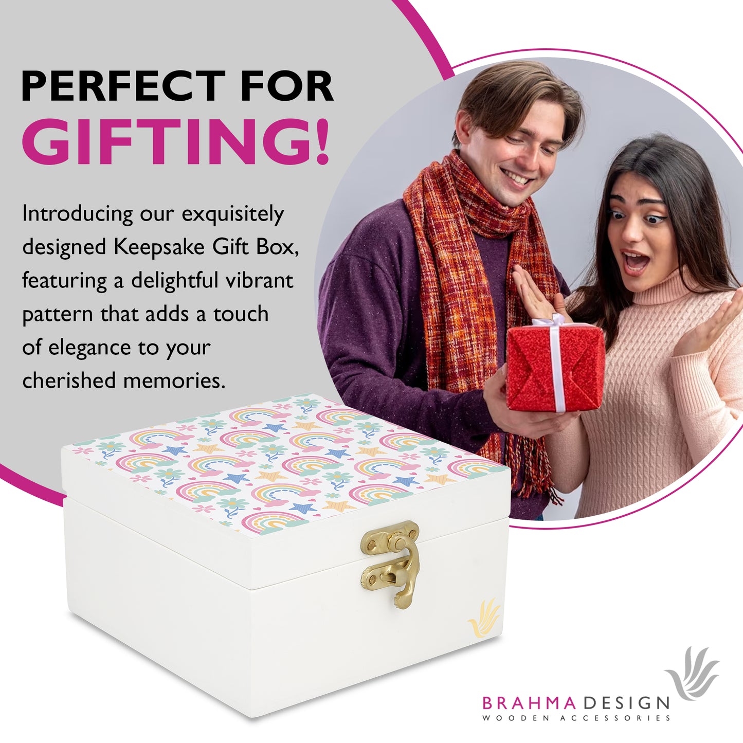 Pastel Rainbow Gift Box-S