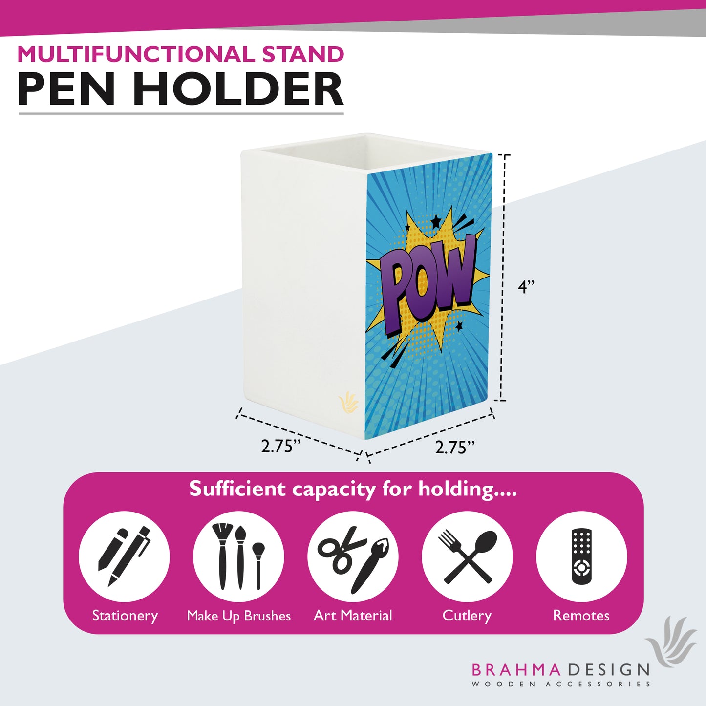 Comic Boom Pen Stand