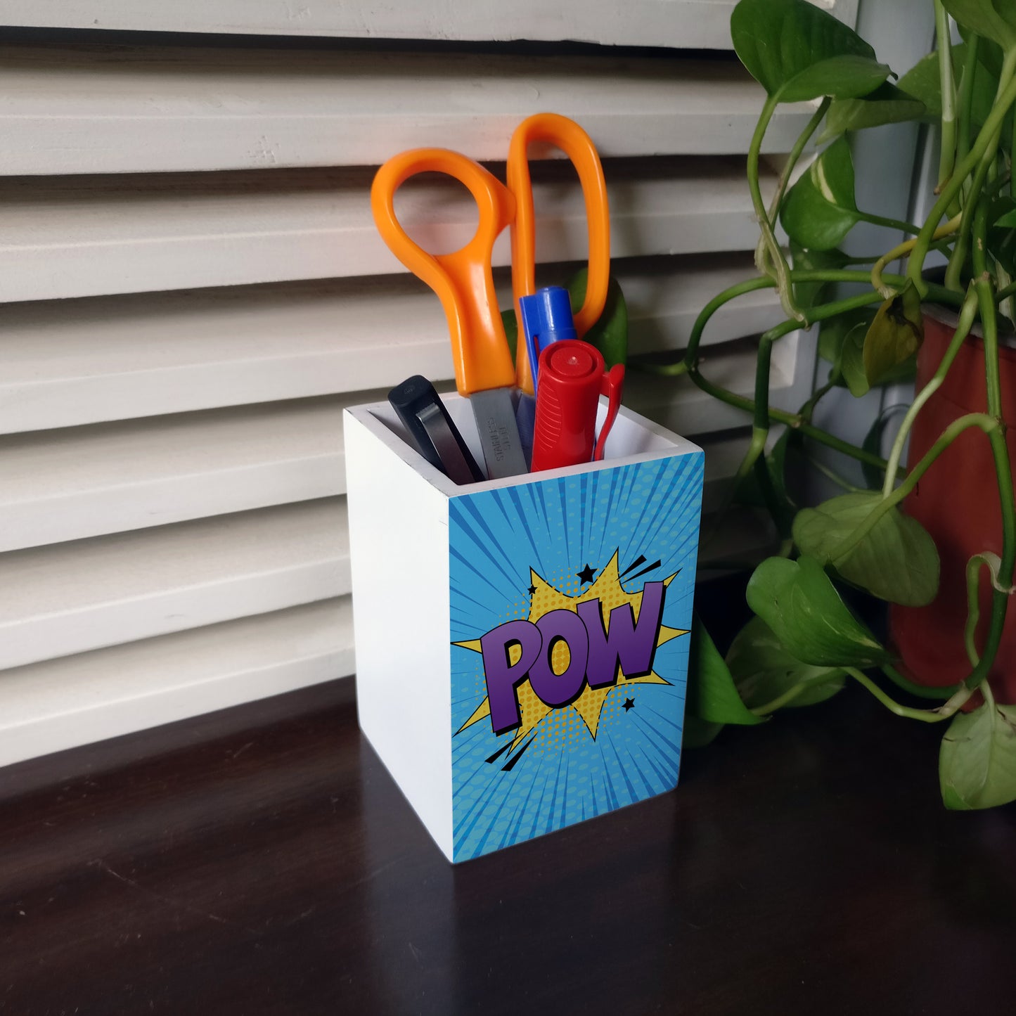 Comic Boom Pen Stand
