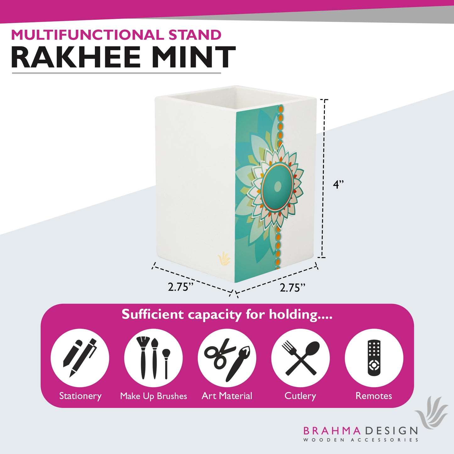 Rakhee Mint Pen Stand