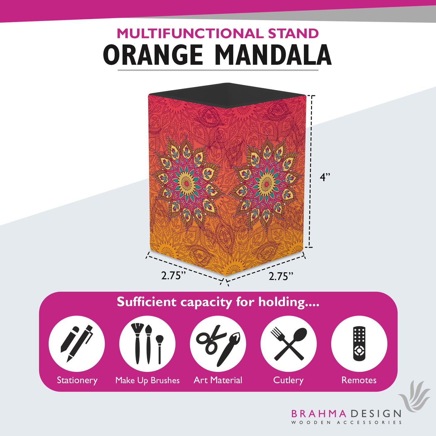 OrangeMandal Pen Stand