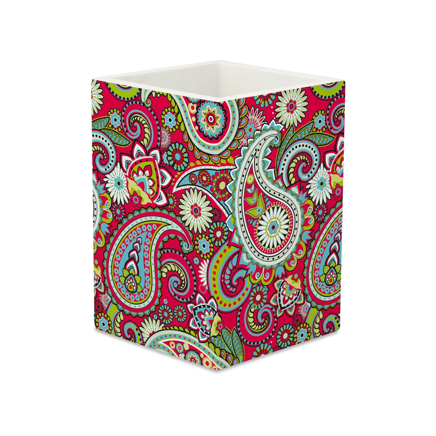Pink Paisley Pen Stand