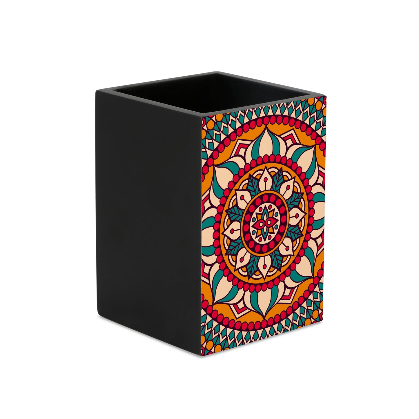Red Mandala Pen Stand