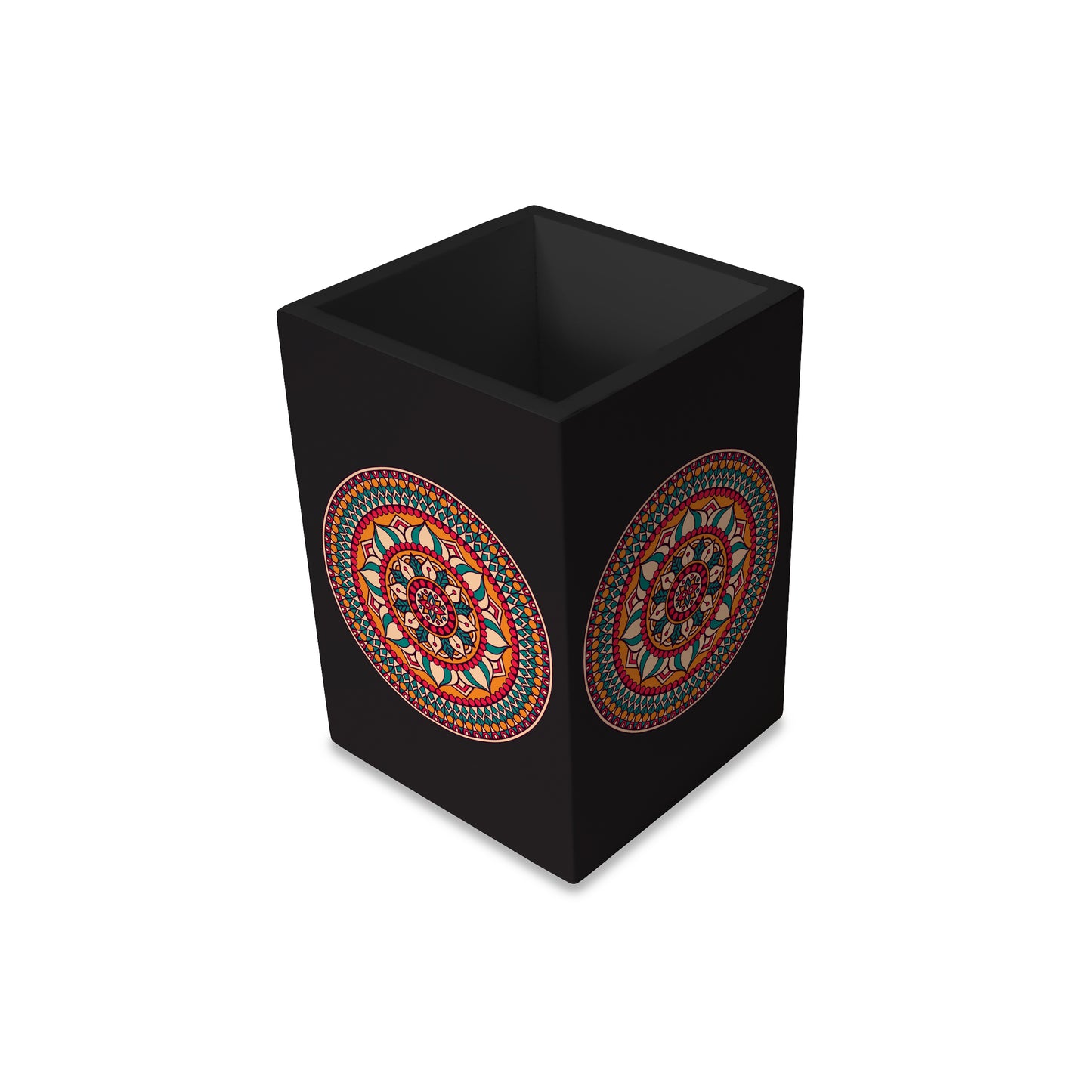 Red Mandala Pen Stand