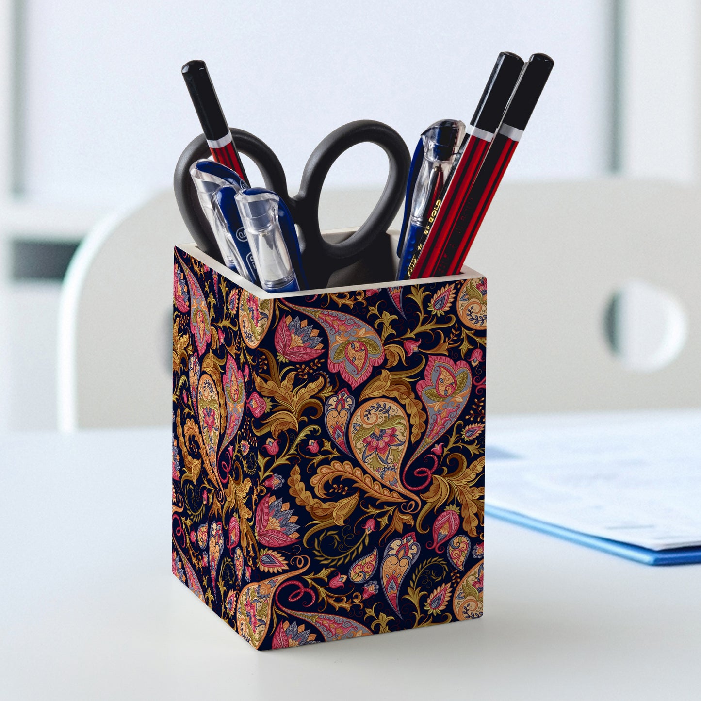 Sameera Navy Pen Stand