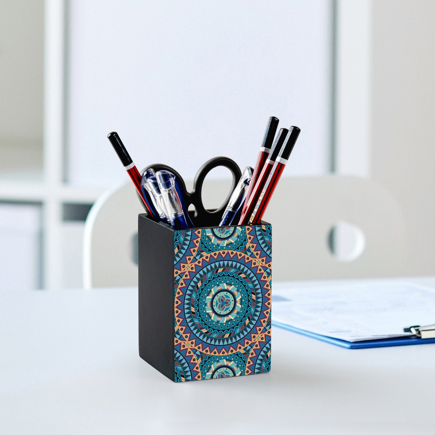 BlueMandala Pen Stand