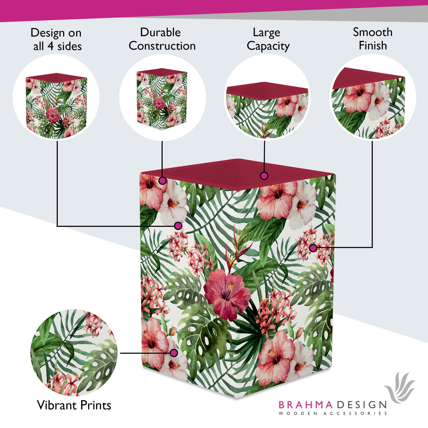 Trop Hibiscus Pen Stand