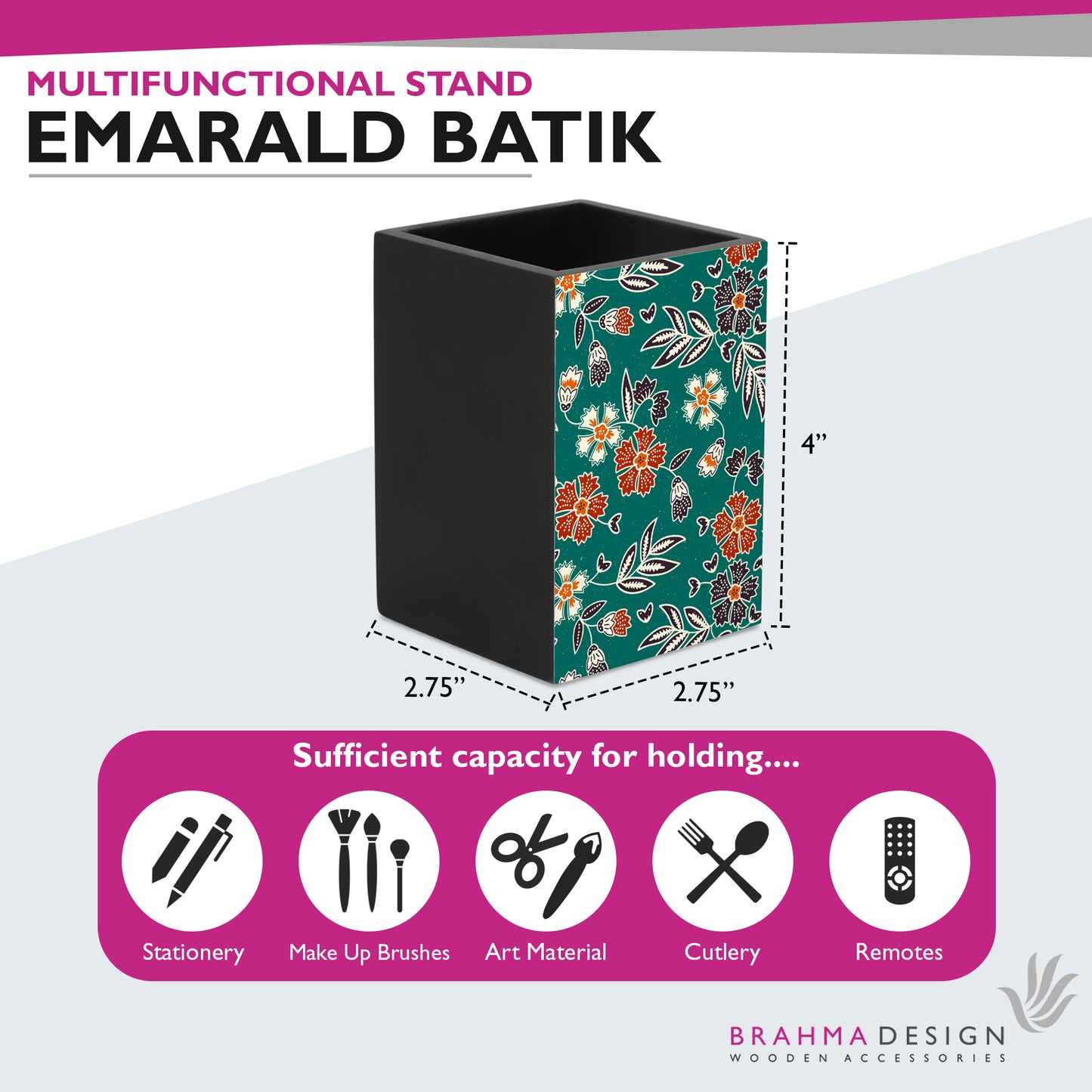 EmeraldBatik Pen Stand