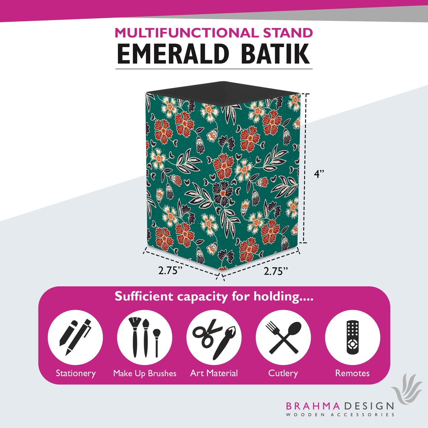 EmeraldBatik Pen Stand
