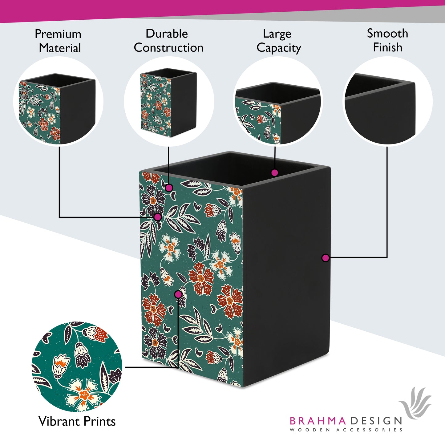EmeraldBatik Pen Stand