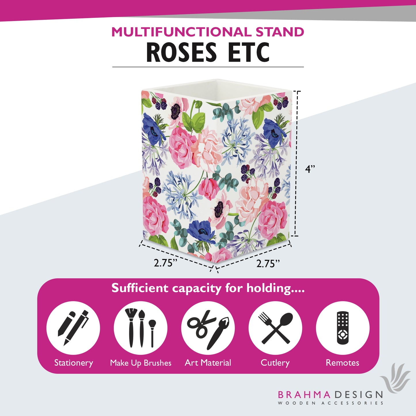 Roses Etc Pen Stand