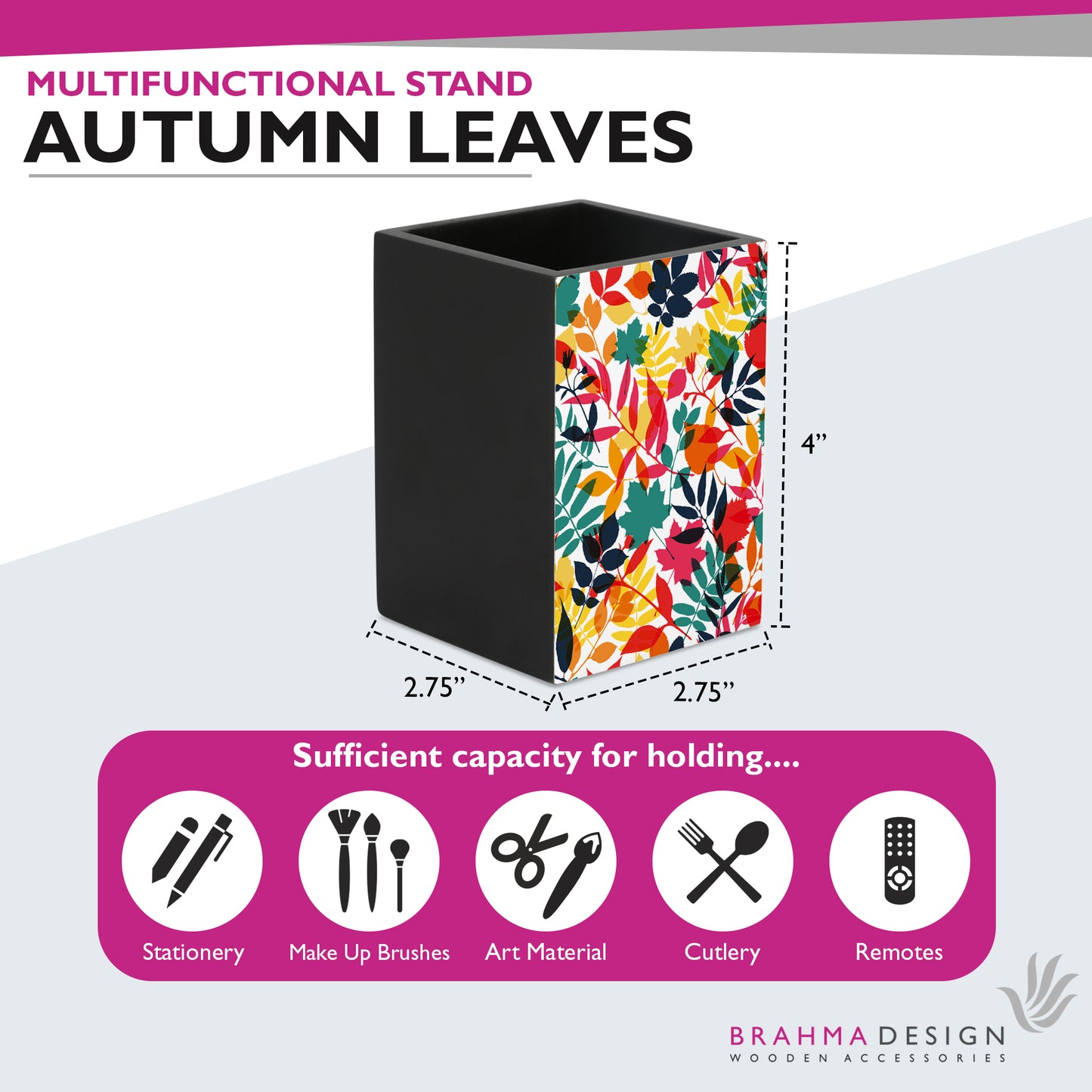 AutumnLeaves Pen Stand