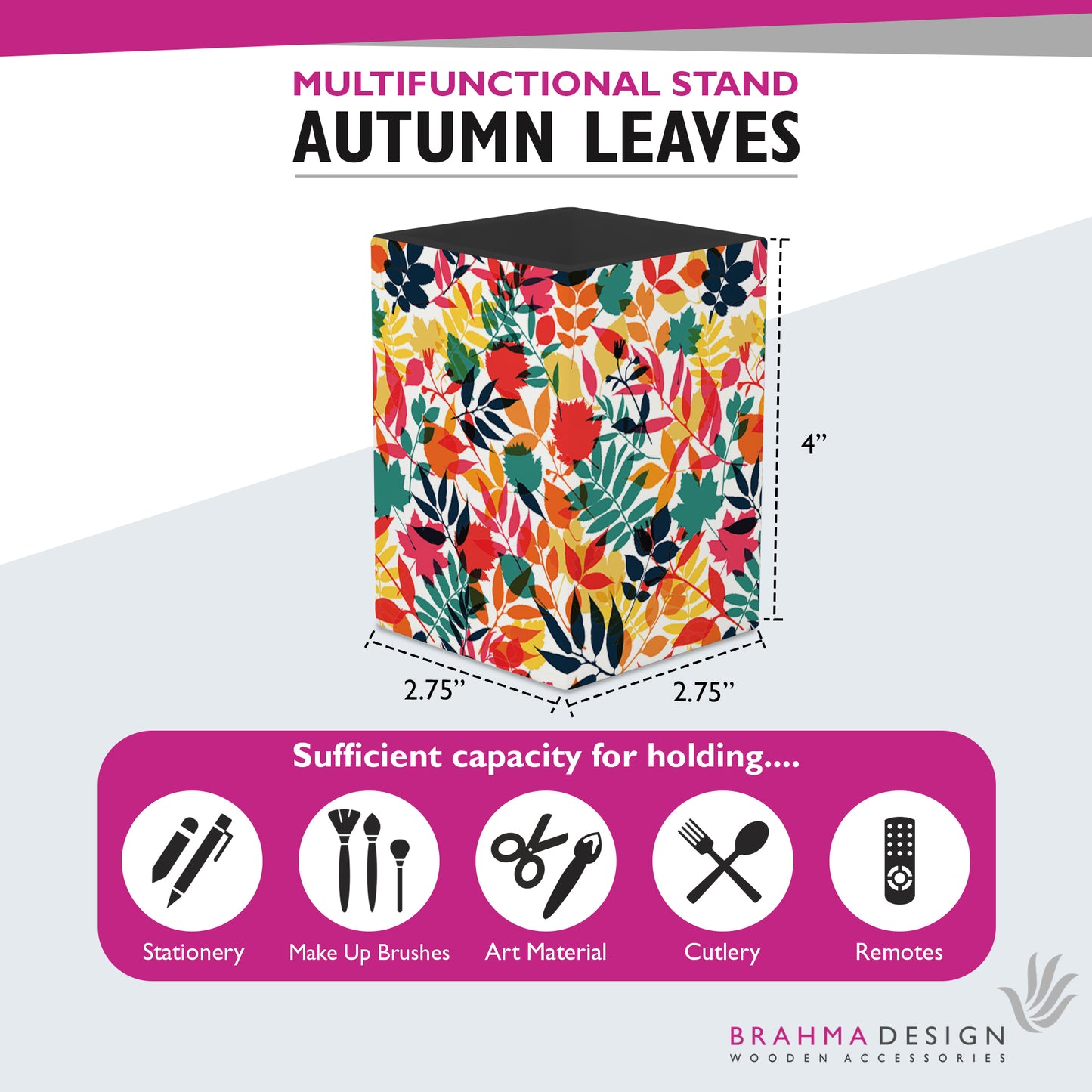 AutumnLeaves Pen Stand