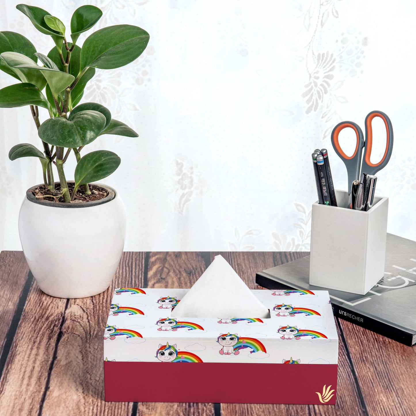 Unicorn R Tissue Box