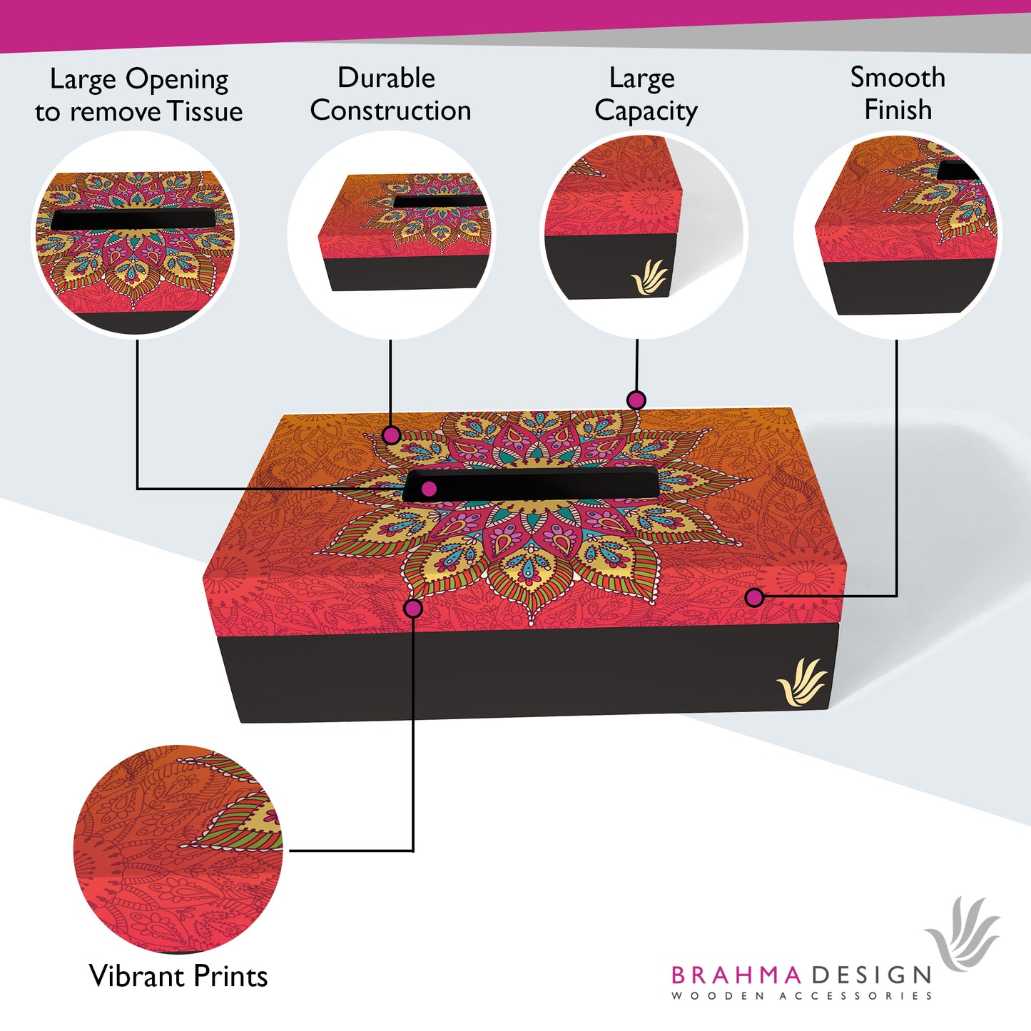 OrangeMandal Tissue Box