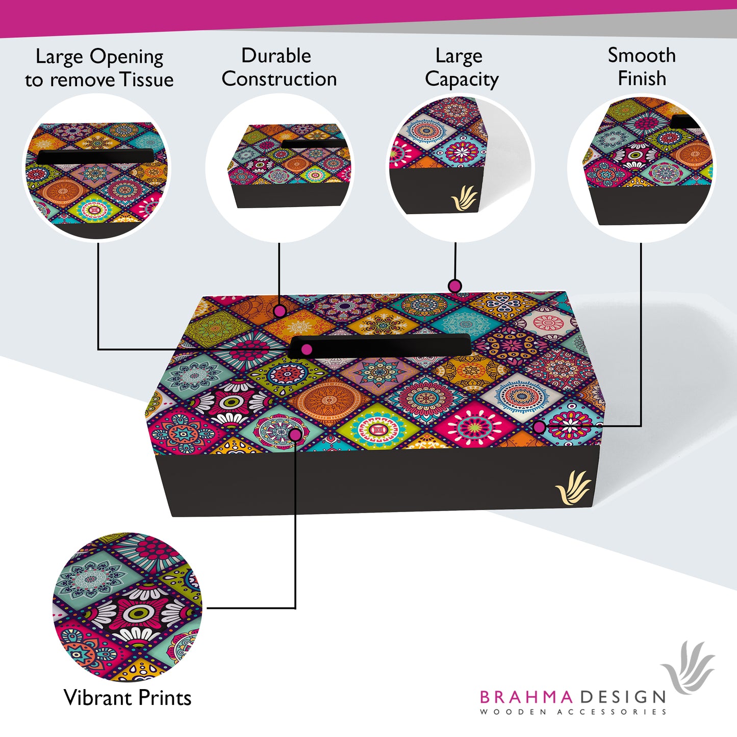 MultiMandala Tissue Box