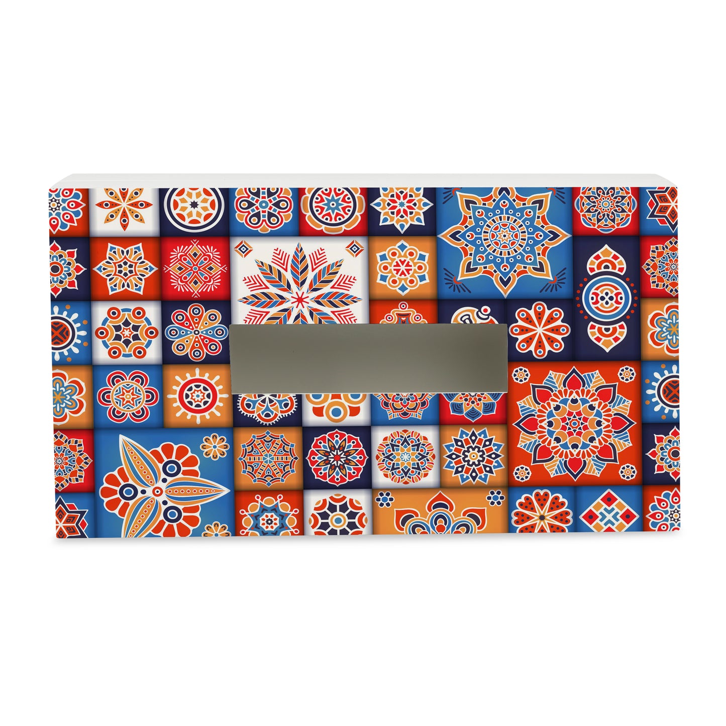 Floral Tiles Tissue Box