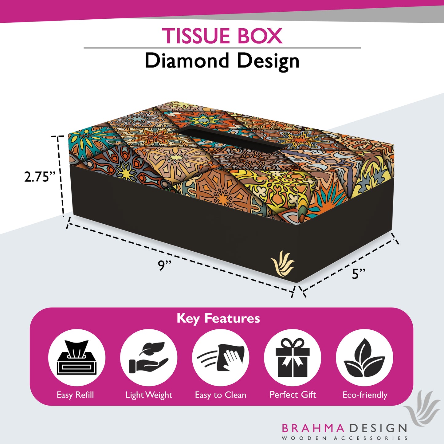 Diamond Tissue Box